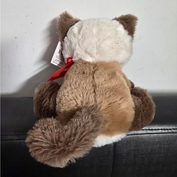 New Easter Valentine's Day Christmas Siamese Cat Plush Toy 9" Way To Celebrate - Picture 4 of 5